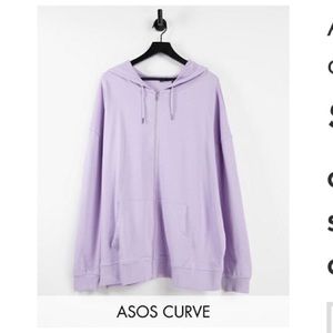 Lilac ASOS plus jacket